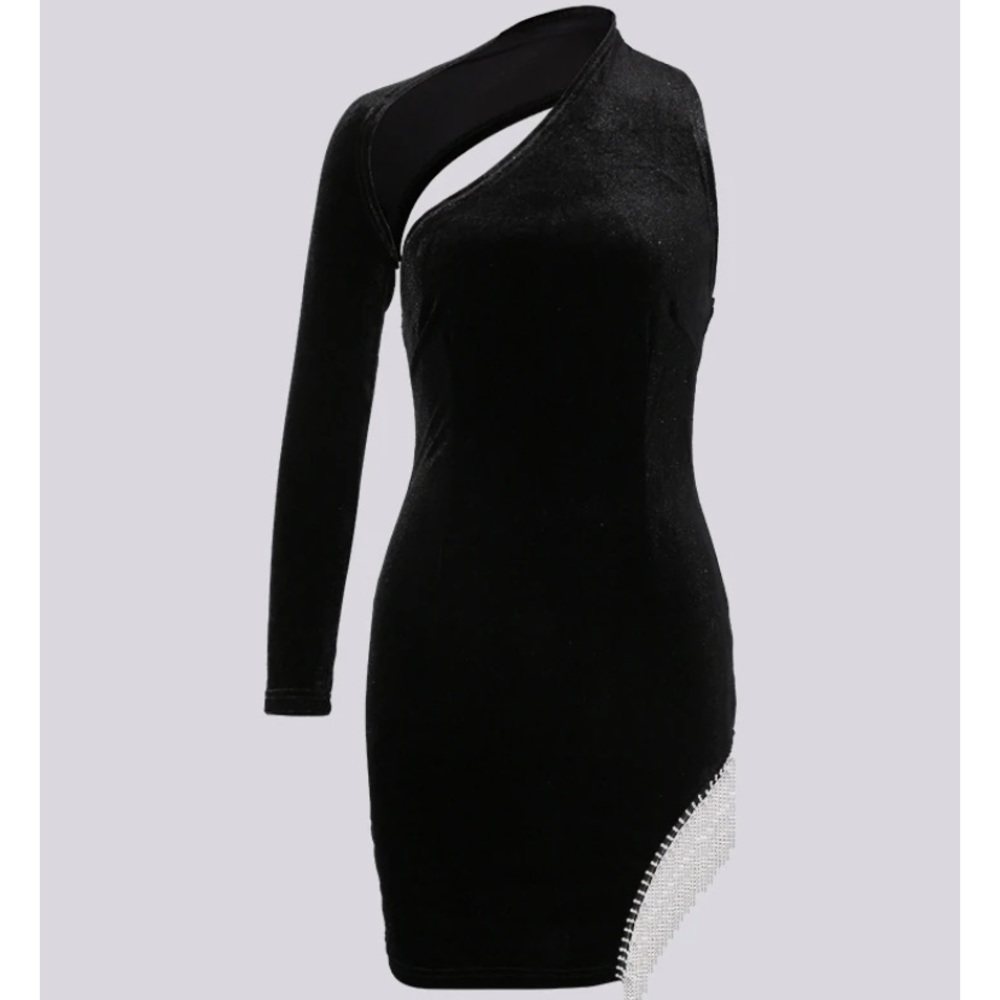 Velvet diamond dress BRAND NEW